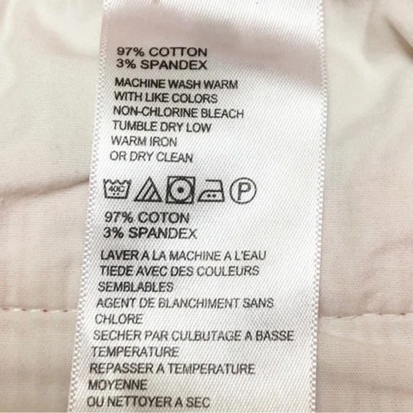 Tommy Bahama | Seersucker Coral & White Stripe Tracy Trouser Shorts Size 10 - Picture 5 of 5